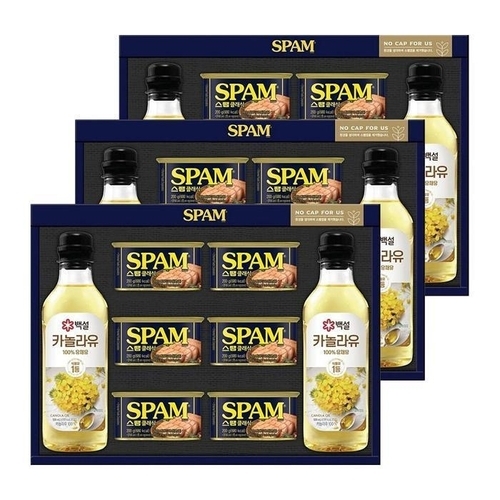 패션플러스 [헨켈홈케어코리아(유)] [CJ제일제당] 스팸 복합 1호 선물세트 x 3세트 (45789490)