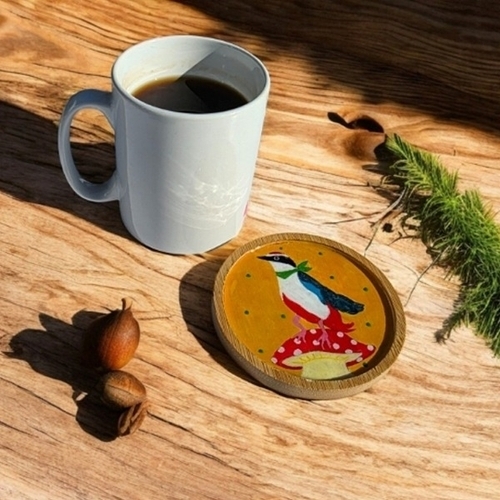 패션플러스 [에듀팜] 멸종위기종 조류 우드 티코스터 키트 인테리어소품 컵받침 만들기 세트23867282588539