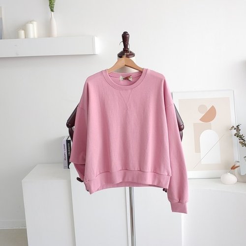 [메이룸]포스트가이로빠mtm 무지 라운드 맨투맨_P346753897