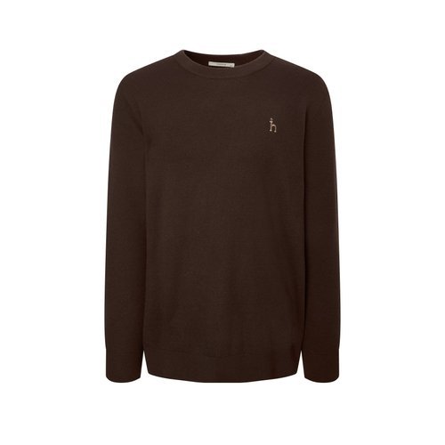 헤지스남성 헤지스 남성 [파인 울] 모카 울 크루넥 니트  (HZSW5D401W2)