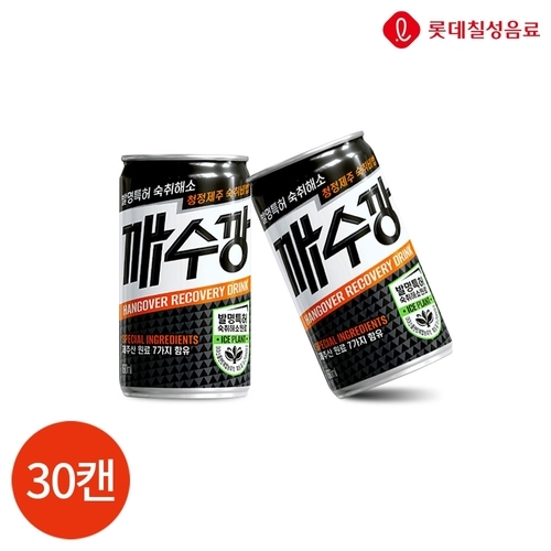 롯데칠성음료 롯데 깨수깡 160ml x 30캔