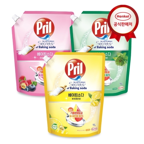 헨켈 [비밀] 헨켈 프릴 주방세제 1L(리필) 3개
