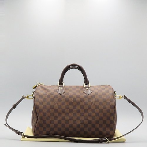 [중고] 루이비통 고이비토 중고명품  N41366 다미에 에벤 캔버스 반둘리에 스피디 35 토트백 + 숄더스트랩 2WAY