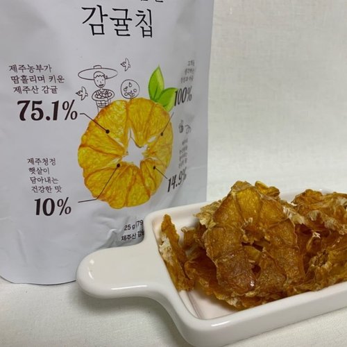 오티마트 제주 햇살품은 감귤칩 25g