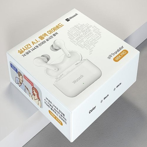 셀러허브 가전 144개언어 AI 번역기 우애스크 M6K PRO 블루투스이어폰 실시간 통역기 FS (12394309)