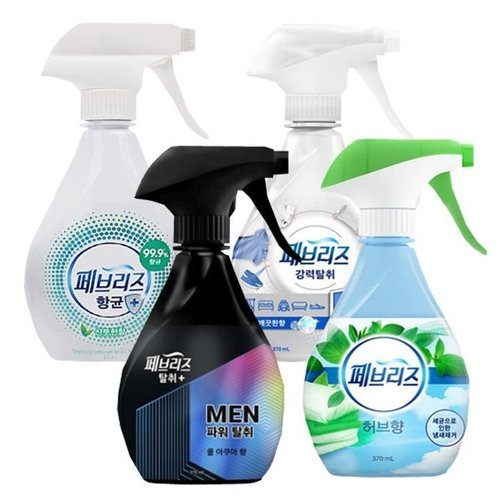 셀러허브 1 페브리즈 특수 섬유탈취제 370ml 4종택1 패브리즈맨