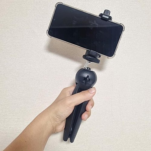 셀러허브 1 [HYIJWUXD_4B]미니 라이브커머스 셀카봉 삼각대 촬영