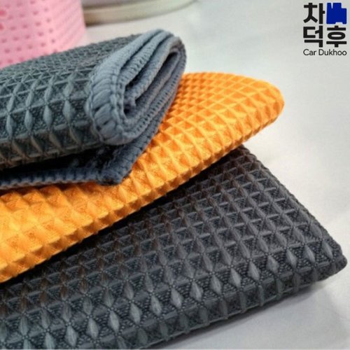 패션플러스 자동차 톨른 카케어 와플 유리세정 전용 세차타월