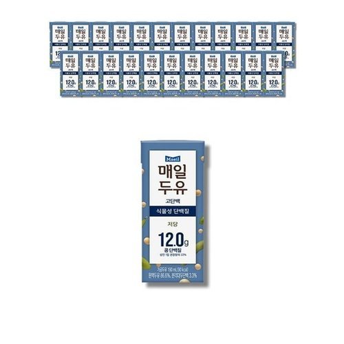 셀러허브 식품 매일두유 고단백 플레인 190ml 24개 4박스 (51563431)