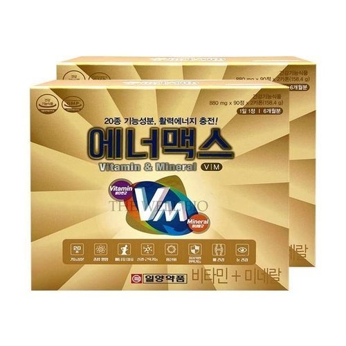 기타브랜드 일양약품 에너맥스 880mg x 180정 x 2박스  TWL_P403455552