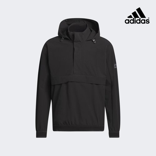 [아디다스 골프][아디다스골프] 아이다스 골프 24SS 남성 블랙 아디크로스 아노락 풀오버 IS8898