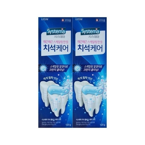 패션플러스 [주식회사 브이와이] [JH46N5Q855]치석플러스 케어치약 치석케어치약 120g-2p (33706770)