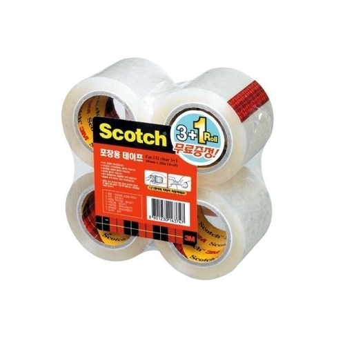 기타 OPP테이프 포장용테이프 리필 132R 투명 48mmX20m 3 1 1개 포
