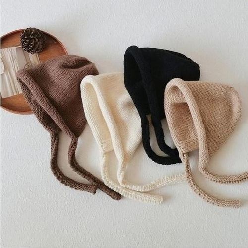 셀러허브 패션 [라일리] Rly 커플이라면 겨울 니트 보닛햇 버킷햇 벙거지모자