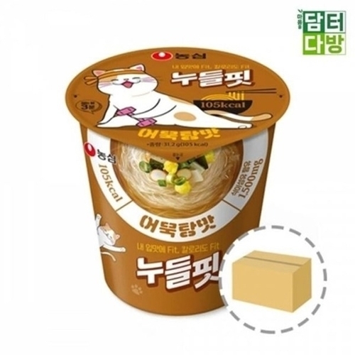 엄지척 농심 누들핏 12컵 어묵탕맛 1BOX 누들핏어묵탕맛 라면19873681667501