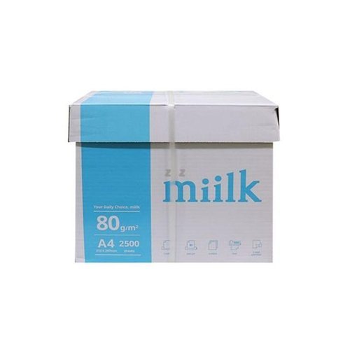 셀러허브 1 [XB76110N]IS miilk A4용지 500X5권 80g 2500장 종이
