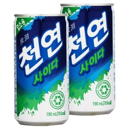 셀러허브 식품 일화 천연사이다 190ml x 30캔 (53010563)
