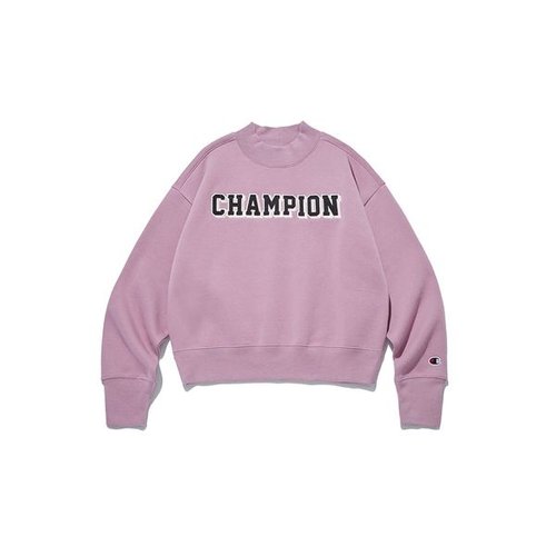 챔피온 Champion 여성 Heavy Cotton Poly 기모 스웨트셔츠 라이트바이올렛 CKTS2F376V1_P365727313