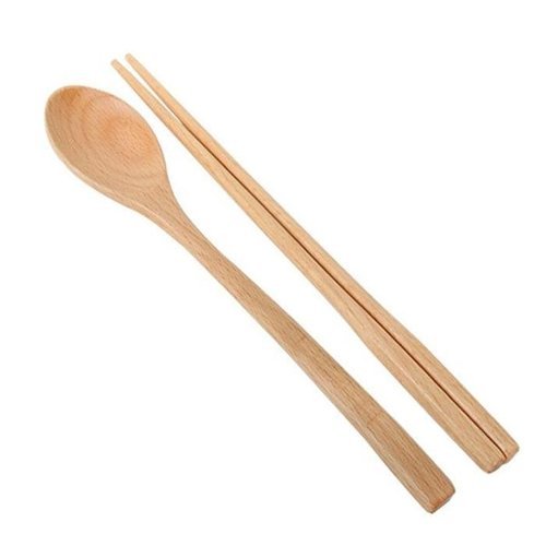 셀러허브 1 [XBK41348_48]원목 수저세트 원목수저 나무수저 나무젓가락