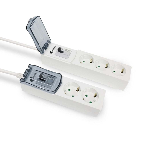 패션플러스 [HS라이프] 선풍기 냉풍기 써큘레이터 아남 3구 4 5M 국산 멀티탭 대용량 전기코드 콘센트