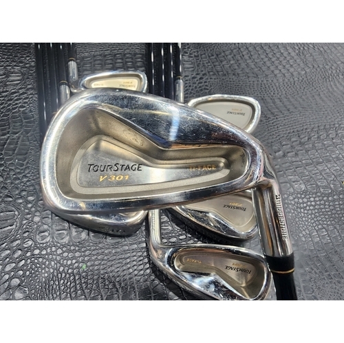 투어스테이지 [중고] 기타 투어스테이지  V301 / 4 9 P P/S S / 9아이언 / 오리지널 카본 / R