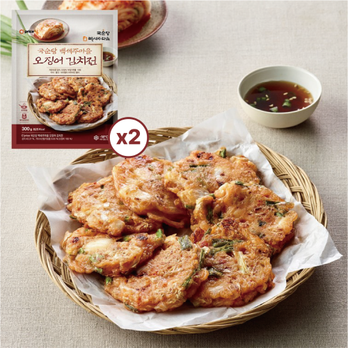 기타 [국순당 백세주마을] 바삭하게 구운 한입 오징어김치전 2팩