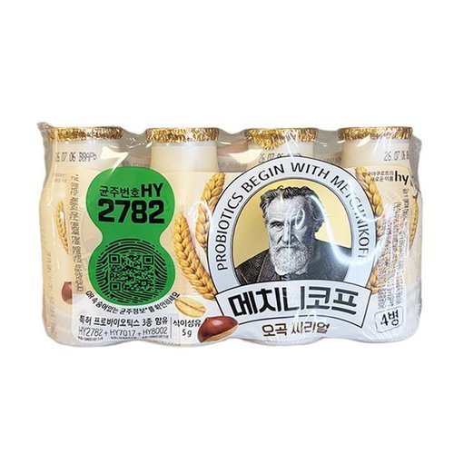 셀러허브 식품 메치니코프 오곡 씨리얼 140ml x 4개 아이스박스포장 pp404593 (51638517)