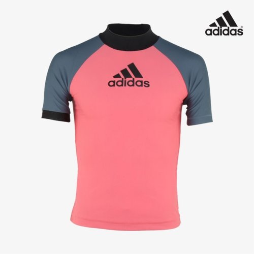 [아디다스][아디다스] 아디다스 키즈 반팔 래쉬가드 워터 숏슬리브 FT6647