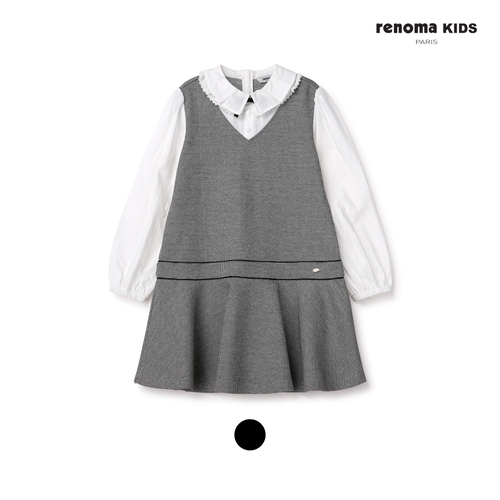 레노마키즈 본사직영) 여아체크레이어드원피스(R2331O60302)