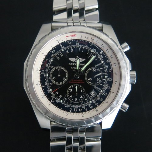 브라이틀링 고이비토 중고명품 A2536313 벤틀리 MOTORS 모터스 T티 48MM 크로노그래프 오토매틱 스틸 남성용시계