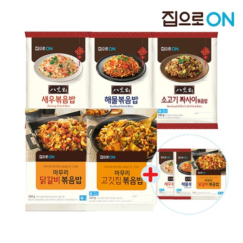 집으로ON 팔선생/마무리 볶음밥 230g x 12개 + 증정3개