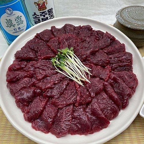 셀러허브 식품 당일도축 한우 뭉티기 육사시미 200g 한우 육회 사시미 한우 육사시미 한우 뭉태기 한우 우둔살 육회