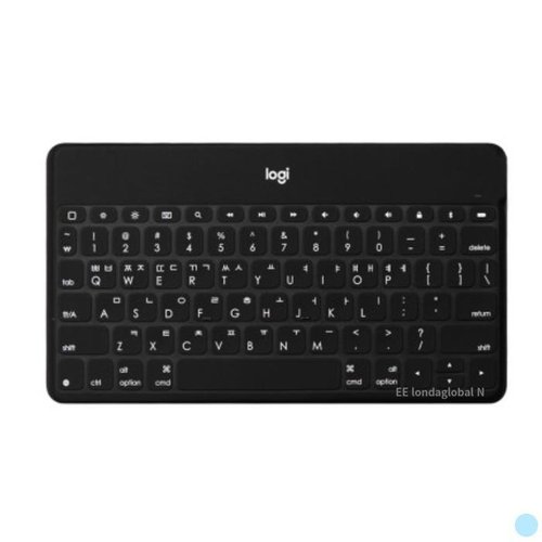 셀러허브 가전 로지텍 무선 휴대용 키보드 무소음 키즈투고 블랙