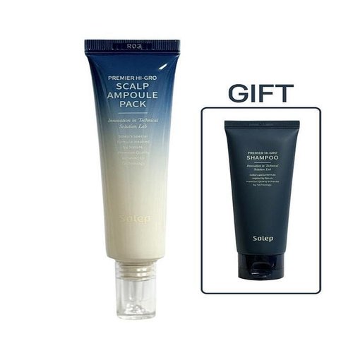 셀러허브 1 [STRONG ROCKET] [STRONG ROCKET] 솔랩 프리미어 하이그로 헤어 앰플 팩 앰플 40ml 기획세트 (+샴푸 100ml)