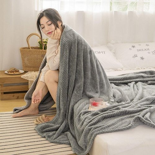 알티피아 포근한 몽글몽글 다용도 담요 그레이 100x150 (WB3C6DC)
