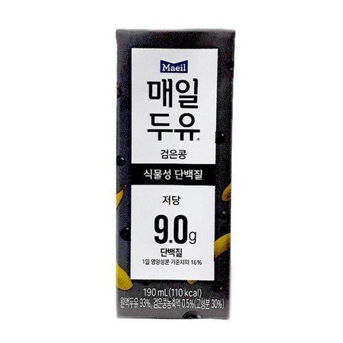 패션플러스 [그로미스] 매일두유 검은콩 190ml 12팩 x 2곽 (32105291)