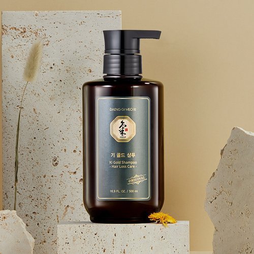 [댕기머리][댕기머리] [댕기머리]지성 모발용 기골드 샴푸 500ml 들애수 샴푸 샤쉐 7ml 5매 증정