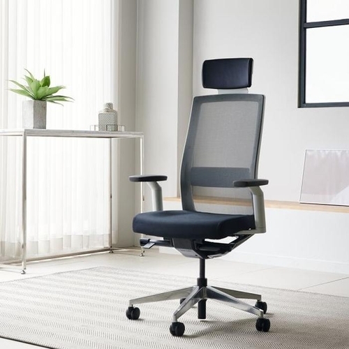 셀러허브 생활리빙 듀오백 사무용 의자 컴퓨터 책상 학생 Q7 플러스 14HLDAS-CW 스폰지좌판 / 그레이