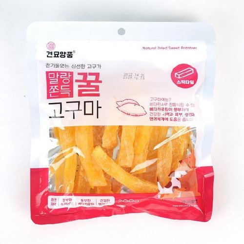 셀러허브 생활리빙 견묘양품 꿀고구마 200g (스틱) (강아지 간식)