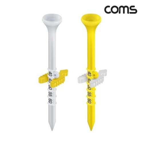 셀러허브 패션 [JH4RO577_51BH]골프티 40mm 60mm 5단계 맞춤 티높이 조절