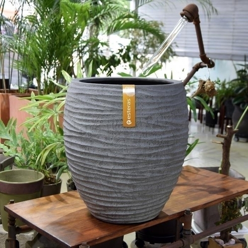 패션플러스 [베하몰] esteras 실외용 FRP 대형타원화분 41x45cm Timaru (15920981)