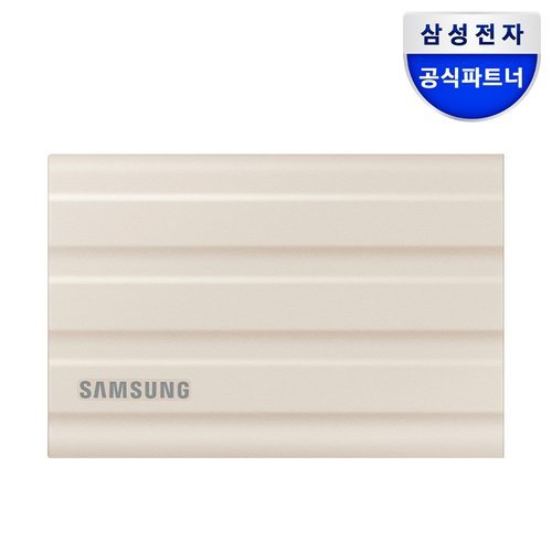 삼성전자 포터블 외장SSD T7 Shield 2TB 베이지 +파우치