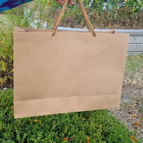 패션플러스 [올댓팩토리] 크라프트 종이 봉투 가방 쇼핑백 특대 (11194344A)