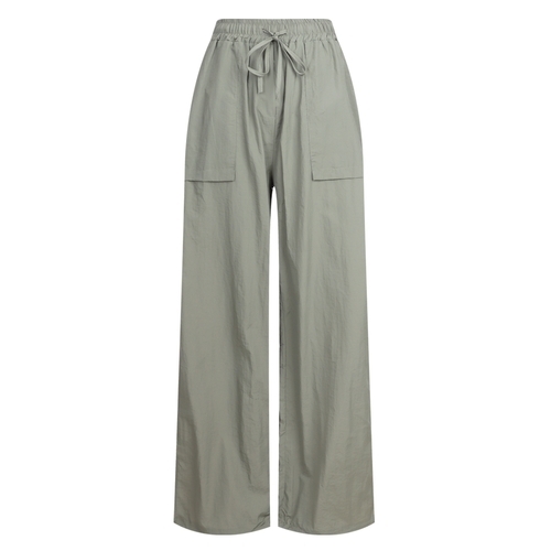 샵앤 여성 허리밴딩 카고 밑단스트링 바스락 와이드 팬츠 NTT-WPT-21155-카키