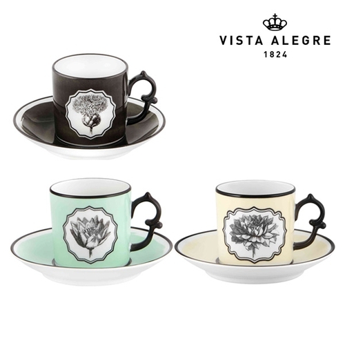 비스타 알레그레 허벌리아 커피컵/소서 (색상 택1)