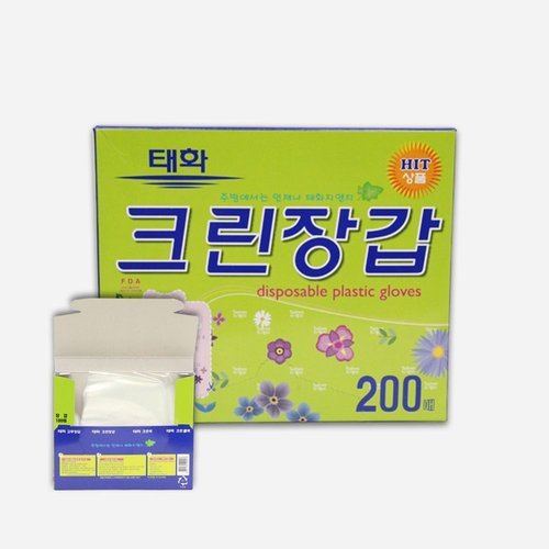 알티피아 태화 크린장갑 위생 비닐장갑 200매 (WA34F6D)