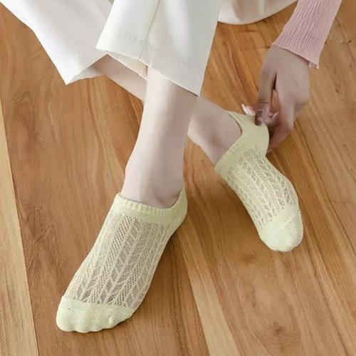 [패션플러스][킨즈] 여성 에어메쉬 페이크삭스 30켤레  매너단추10개