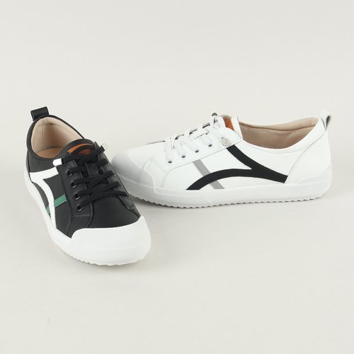 [패션플러스][원더슈즈] 원더슈즈 클락키 가죽 스니커즈 3CM P-S98