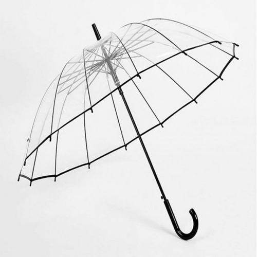 기타 튼튼한 여름 장우산 있는 16K 하늘 수 바라볼 원터치 투명 우산-WFINOVS