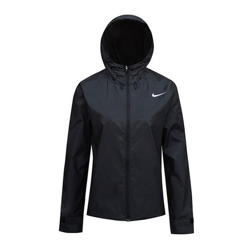 [나이키][나이키] 나이키 에센셜 우븐 러닝 여자 바람막이 후드 자켓 점퍼 블랙 CU3218-010
